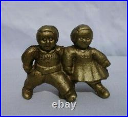 CAMPBELL SOUP KIDS CAST IRON BANK FIGURAL STILL BANK By A. C. WILLIAMS