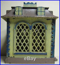 CAST IRON HOME BANK ANTIQUE VERY NICE LOOK