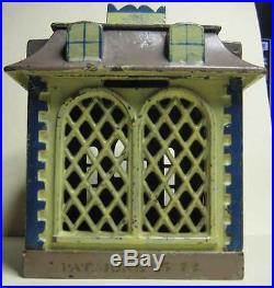 CAST IRON HOME BANK ANTIQUE VERY NICE LOOK