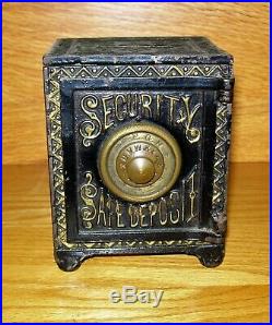 C. 1885 Keyser & Rex Cast Iron Security Safe Deposit Bank- Excellent Condition
