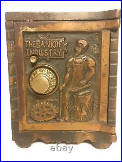 C. 1902-1932 Kenton The Bank of Industry Copper Electroplate Bank