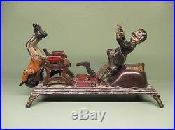 Cast IronDENTIST BANK VERY RARE Mechanical Bank Original Antique Americana Toy