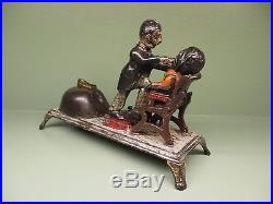 Cast IronDENTIST BANK VERY RARE Mechanical Bank Original Antique Americana Toy