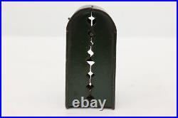 Cast Iron Antique Painted US Mail Mailbox Coin Bank #46742