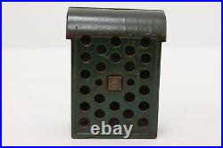 Cast Iron Antique Painted US Mail Mailbox Coin Bank #46742