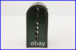 Cast Iron Antique Painted US Mail Mailbox Coin Bank #46742