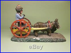 Cast Iron BAD ACCIDENT Mechanical Bank NEAR PRISTINE Original Antique Toy