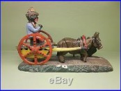 Cast Iron BAD ACCIDENT Mechanical Bank NEAR PRISTINE Original Antique Toy