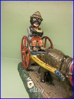 Cast Iron BAD ACCIDENT Mechanical Bank Original Antique Americana Toy