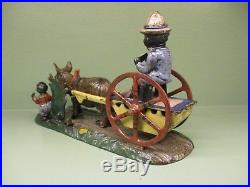 Cast Iron BAD ACCIDENT Mechanical Bank Original Antique Americana Toy