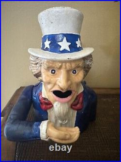 Cast Iron Bank Uncle Sam