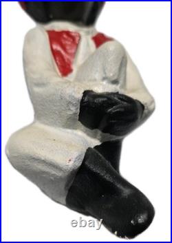 Cast Iron Coin Bank Sitting Girl