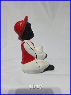Cast Iron Coin Bank Sitting Girl