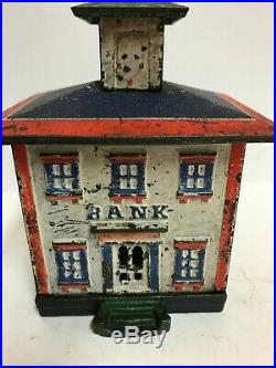 Cast Iron Cupola Bank by J. & E. Stevens 1872 Still Bank