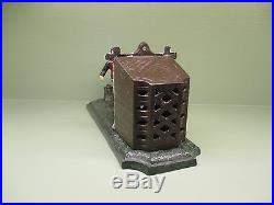 Cast Iron FOOTBALL BANK. Excellent+. Mechanical Bank ORIGINAL Antique Toy