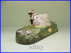 Cast Iron HEN AND CHICK Mechanical Bank Original Antique Americana Toy