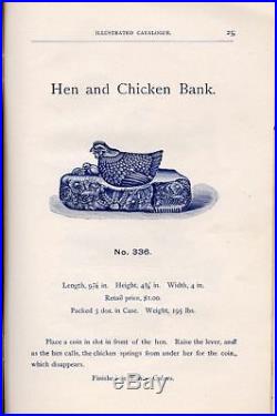 Cast Iron HEN AND CHICK NEAR PRISTINE Mechanical Bank Original Antique