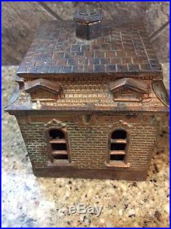 Cast Iron HOME BANK by HL Judd c. 1895
