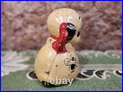Cast Iron Hubley Red Collar Terrier Puppy Puppo Coin Bank