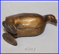 Cast Iron Large Goose (duck) Bank A. C. Williams