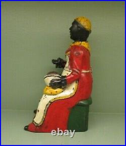 Cast Iron MOTHER AND CHILD aka BABY MINE Mechanical Bank Original Antique