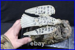 Cast Iron Mechanical Bank J&E Stevens AMERICAN EAGLE & Eaglets PatJan23 1883