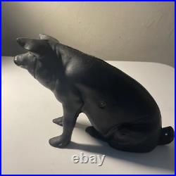 Cast Iron Metal Piggy Bank Boar Bank (heavy)