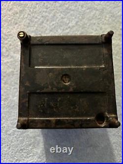 Cast Iron Metropolitan Bank Safe Antique With Guard And Door