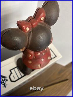 Cast Iron Mini Mouse Bank Door Stopper