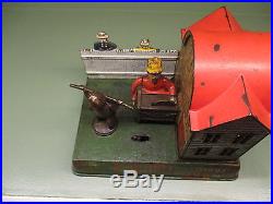 Cast Iron ORGAN GRINDER & PERFORMING BEAR Mechanical Bank Original Antique