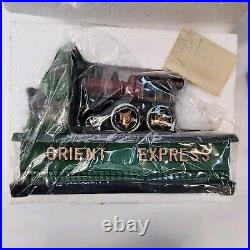 Cast Iron Orient Express Mechanical Bank Engine Train Bank BRAND NEW