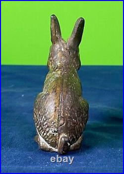 Cast Iron Rabbit Animal Easter Spring Spiritual Savings Coin Cash Stash Bank