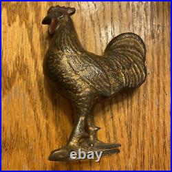 Cast Iron Rooster Bank A C Williams