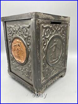 Cast Iron Safe The Home Bank Manufactured By Wing c. 1895-1903