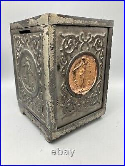 Cast Iron Safe The Home Bank Manufactured By Wing c. 1895-1903