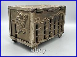 Cast Iron Savings Chest Bank by HART c. 1893