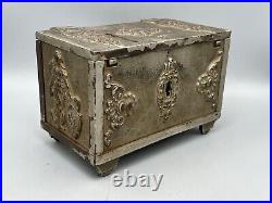 Cast Iron Savings Chest Bank by HART c. 1893