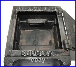 Cast Iron Security Safe Deposit Safe Bank, Kyser & Rex c 1885, with Combination