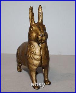 Cast Iron Standing Rabbit Larger Size Still Coin Penny Bank A. C. Williams Cast Iron Standing Rabbit Larger Size Still Coin Penny Bank A. C. Williams