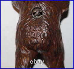 Cast Iron Still Penny Bank Angry Mean Standing Bear- Hubley