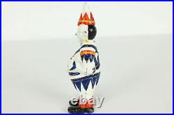 Cast Iron Vintage Hand Painted Clown Bank #41202
