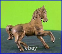 Cast Iron Vintage Horse Stallion Colt Mare Charger Pony Savings Coin Money Bank