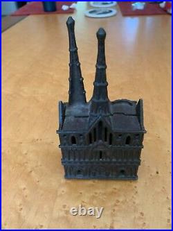 Cathedral Cast Iron Bank by Chamberlin & Hill. Early 20th Century