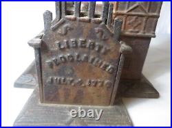Circa 1875 Cast Iron Bank Enterprise Mfg. Co. Philadelphia