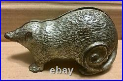 Circa 1910's Cast Iron Possum Bank Made by Arcade Moore Book #561 Rated D