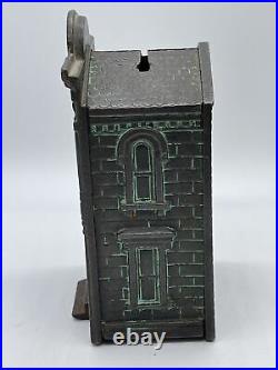 City Bank With Teller Cast Iron Bank H. L. Judd Very Nice Condition