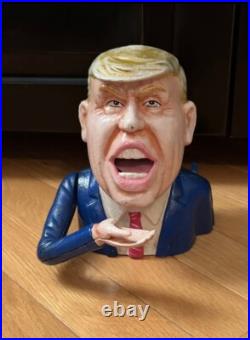 Donald Trump Cast Iron Mechanical Coin Bank MAGA 2024