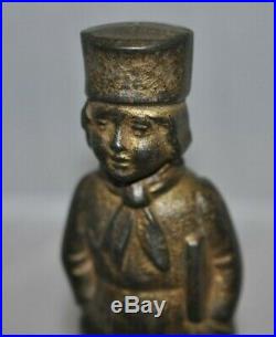 Dutch Boy Cast Iron Bank made by Grey Iron Casting Moore #17 Rated D