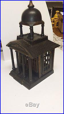 EXTREMELY RARE Antique Cast Iron Building with Belfry Bank Books at $7000
