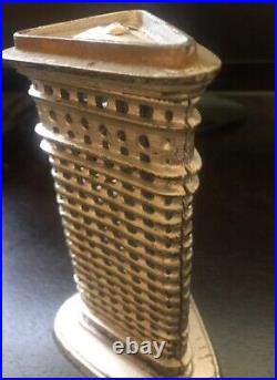 Early 20th Century Cast Iron Flatiron Building Coin Bank